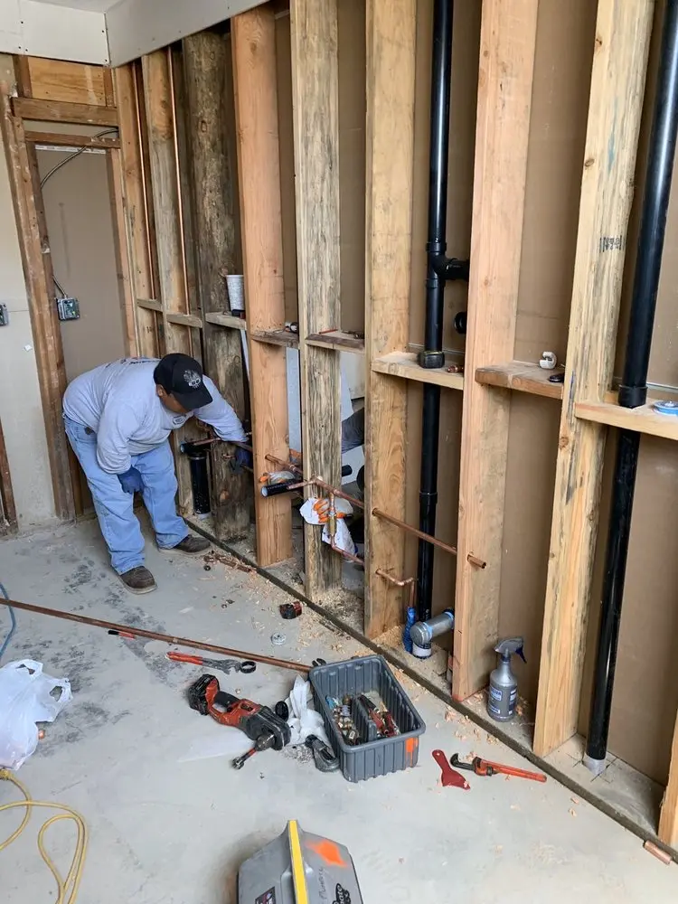 Commercial rough-in plumbing for Trenchless Sewer Repair in Rancho Santa Margarita